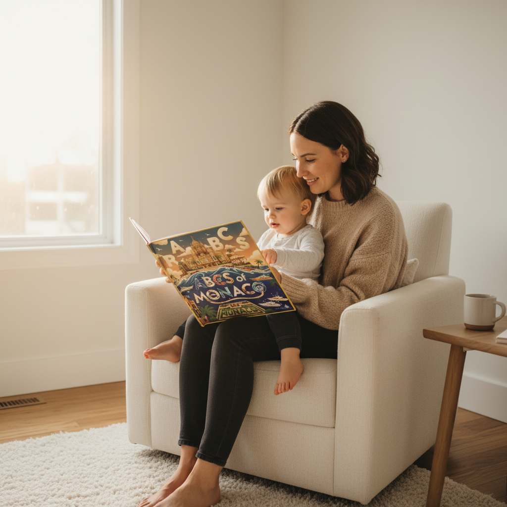 Parent reading to child