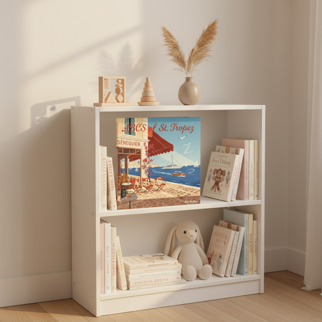 Luxury bookshelf display