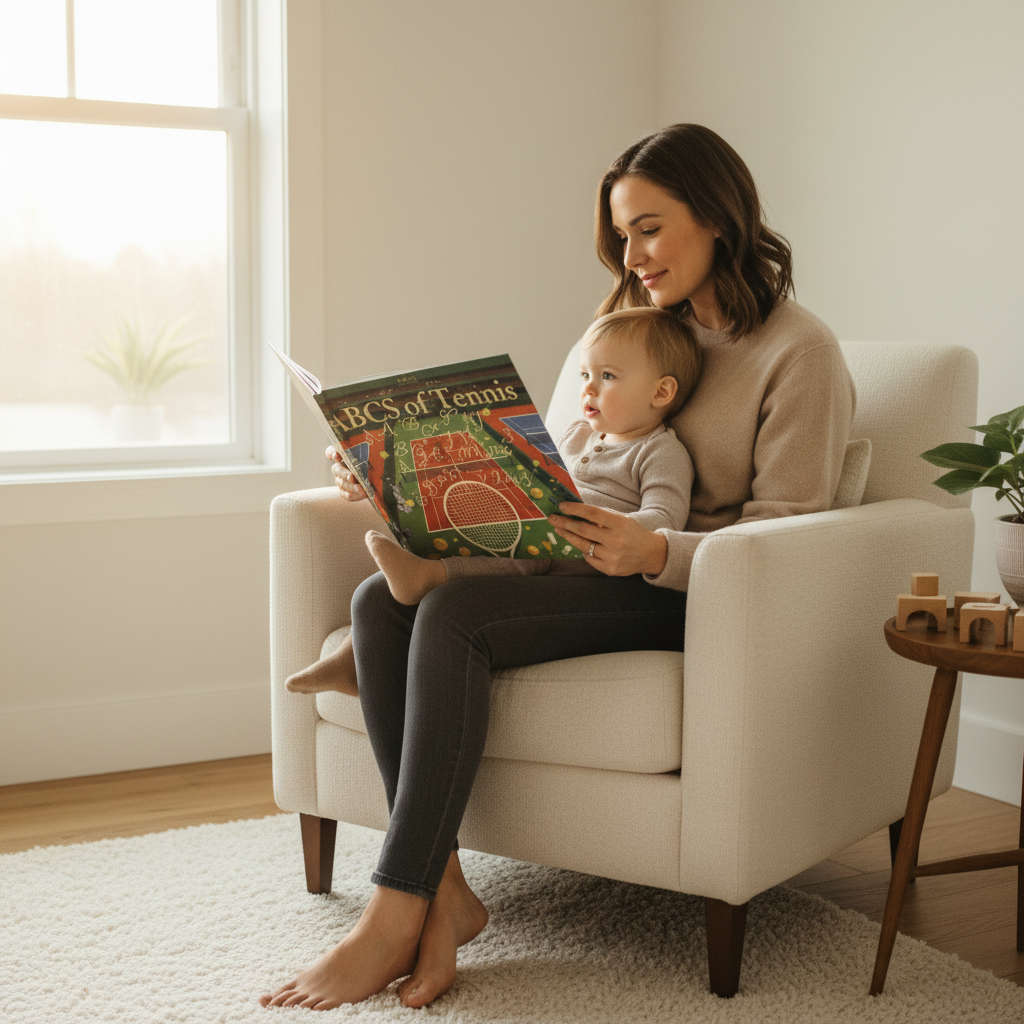 Parent reading to child
